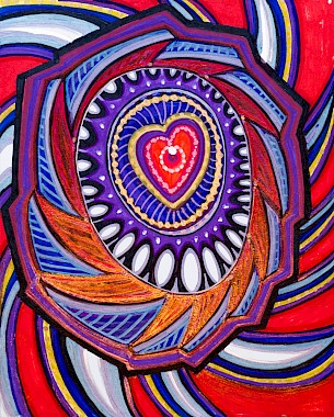 heart swirl fine art