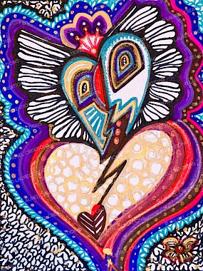 hearts fine art